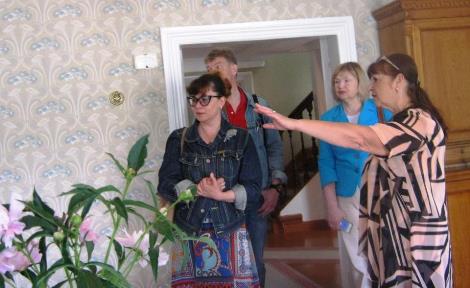 Дом-музей В.И.Ленина посетила  писательница, поэт, редактор Марина Степнова