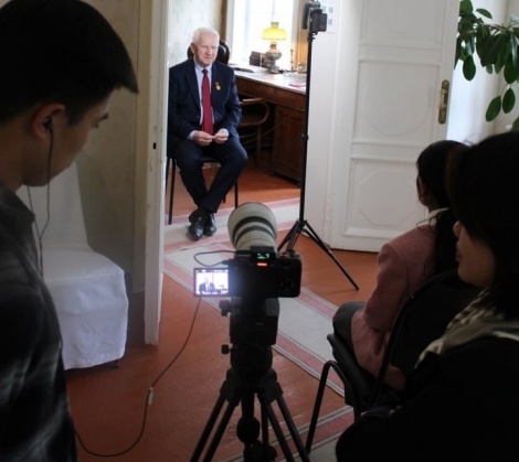 Дом-музей В.И. Ленина стал площадкой для съёмок международного телевизионного репортажа