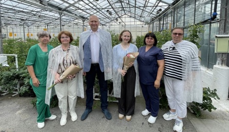 Сотрудники Ленинского мемориала посетили предприятие "Тепличное" 