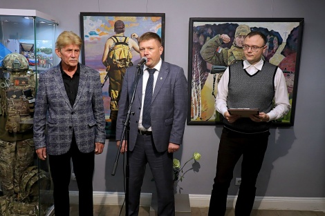 Открытие персональной выставки художника Николая Маврина 