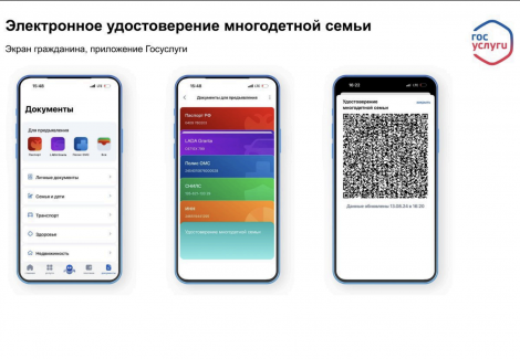 На Госуслугах появилось электронное удостоверение многодетной семьи