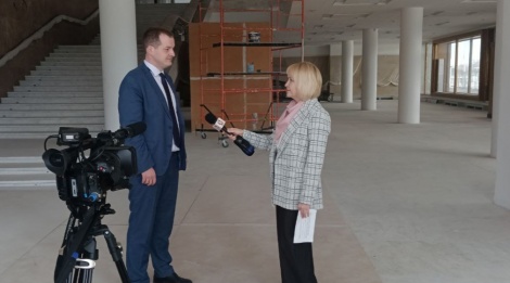 Съемка в Ленинском мемориале для телеканала УлПравда ТВ 