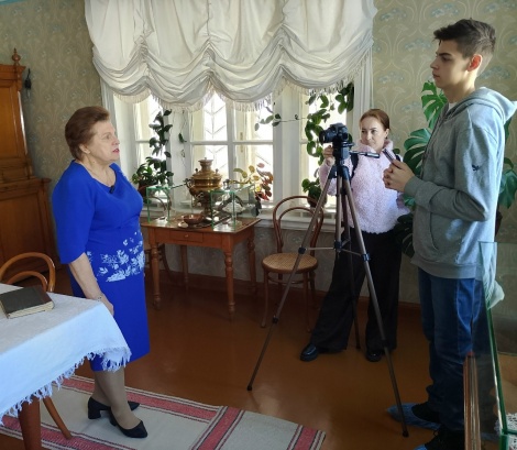 Съемка в Доме-музее В.И. Ленина для программы ГТРК "Волга" 