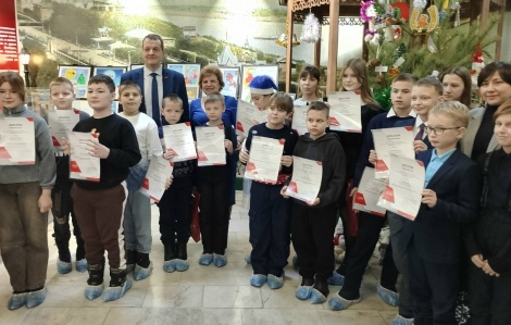 На празднике в Доме-музее В.И. Ленина 